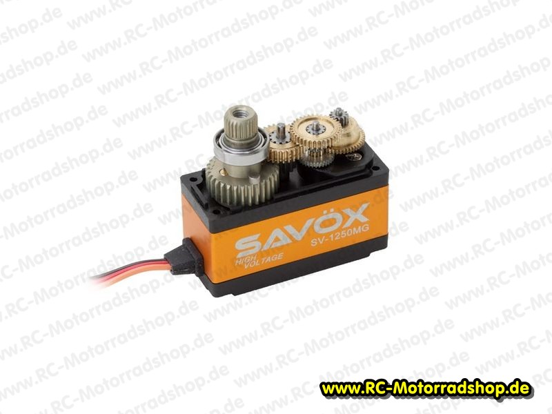 SV-1250MG: Midi Digital HV Servo SAVÖX SV-1250MG (7,4V) SV-1250MG